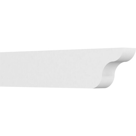 Ekena Millwork Standard Carmel Architectural Grade PVC Rafter Tail, 4"W X 8"H X 36"L RFTP04X08X36CAR